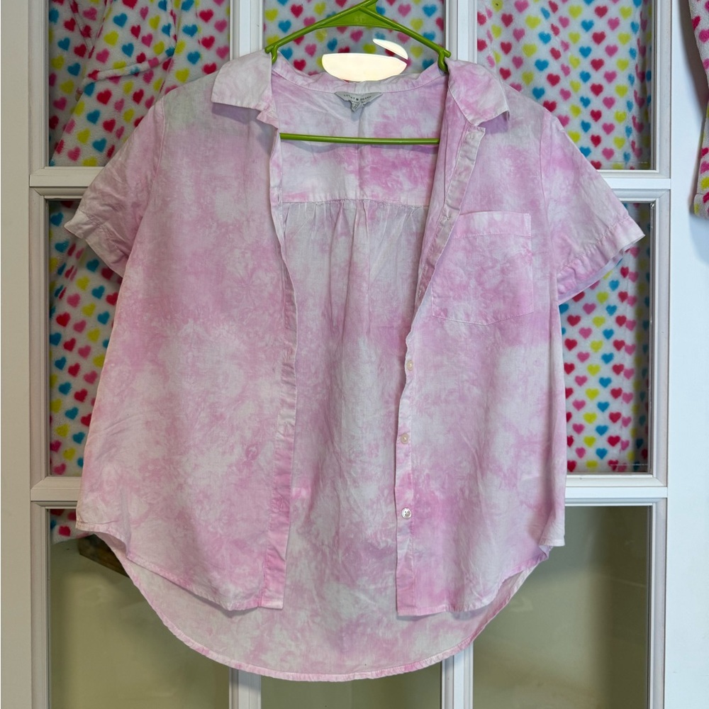 🌸Lucky Brand Tie-Dye Short Sleeve Shirt